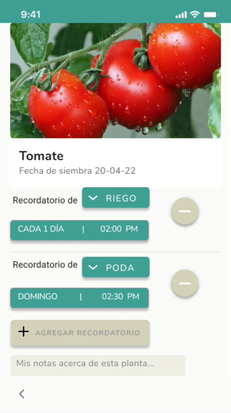 Plantabio, pantalla 6