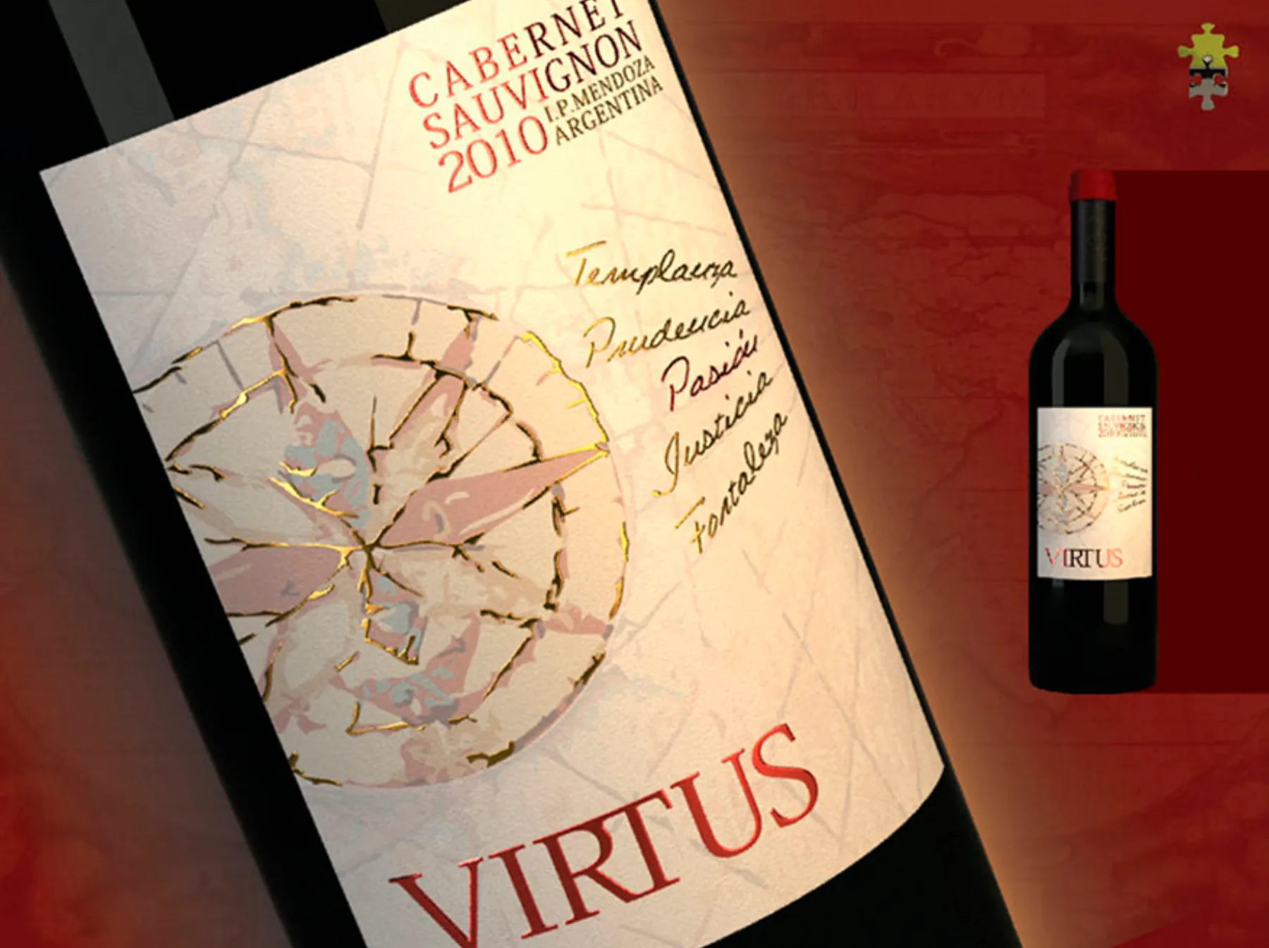 Wine packaging — etiquetas de la línea