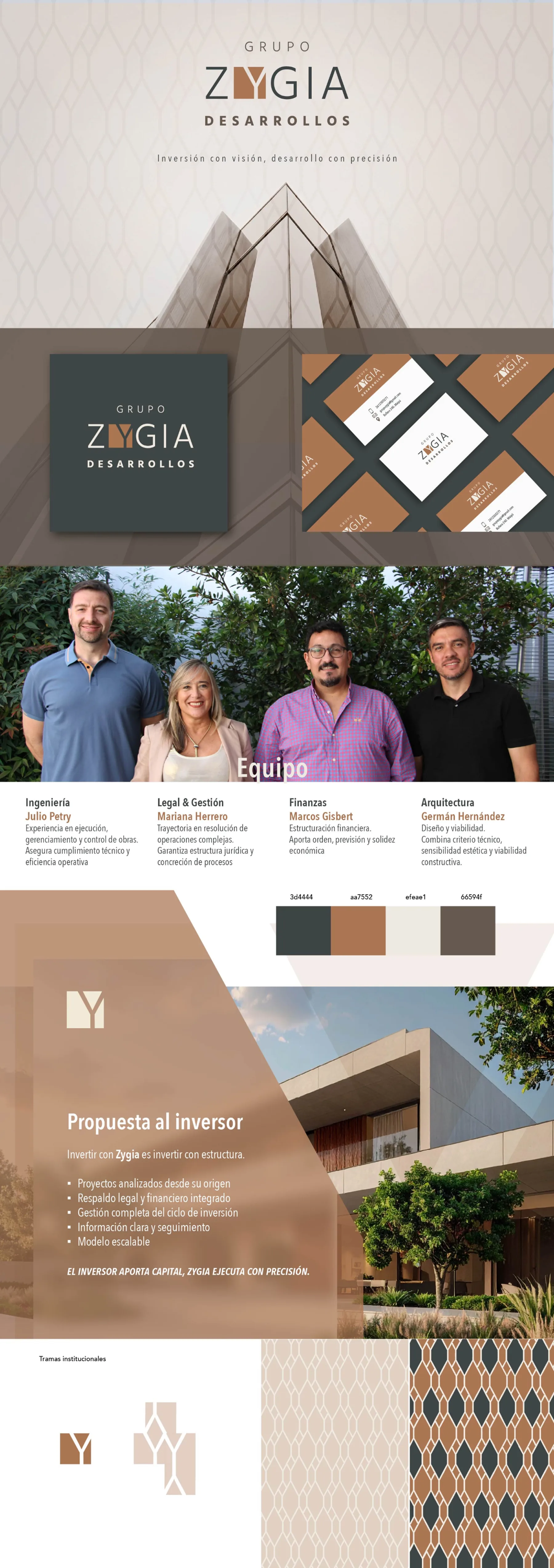 Grupo Zygia Desarrollos — identidad, patrones y aplicaciones